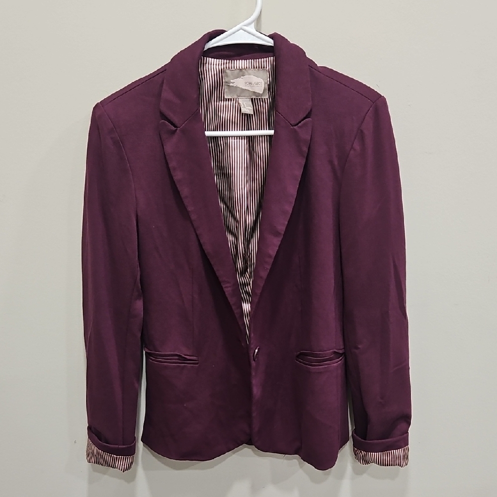 Burgundy Blazer